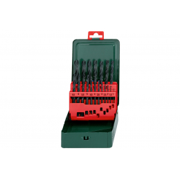 Metabo Coffret 19 pièces forets hélicoïdaux HSS-R (627151000)