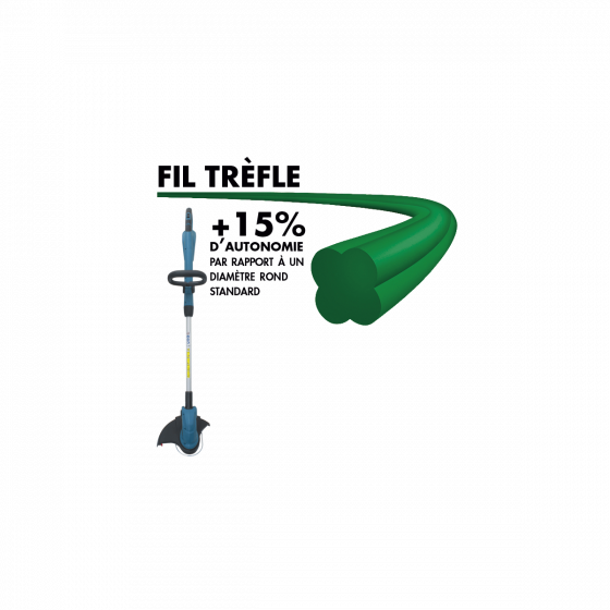 Makita Bobine de fil nylon pour coupe-bordure ø2mm x 15ml (197472-9)