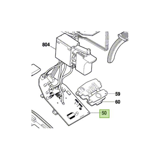 Bosch 1600A004BR Platine électronique pour perceuse PSB18LI-2 & PSR18LI-2