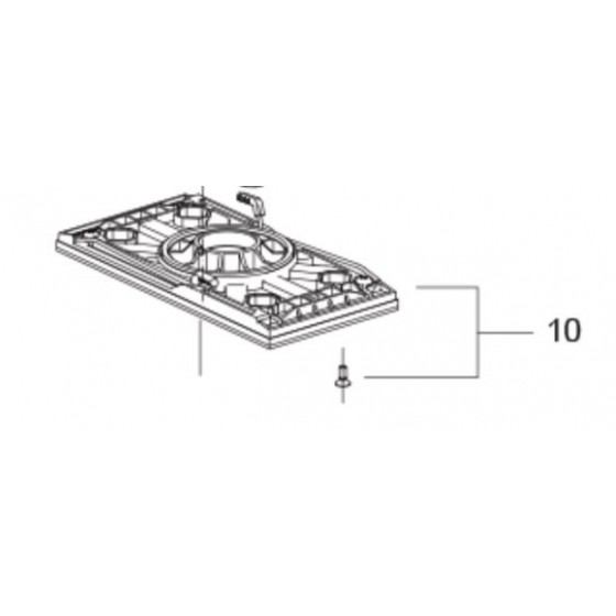Skil 2826644001 Plateau de ponçage pour ponceuse 7362 Skil 2826644001 Plateau de ponçage pour ponceuse 7362