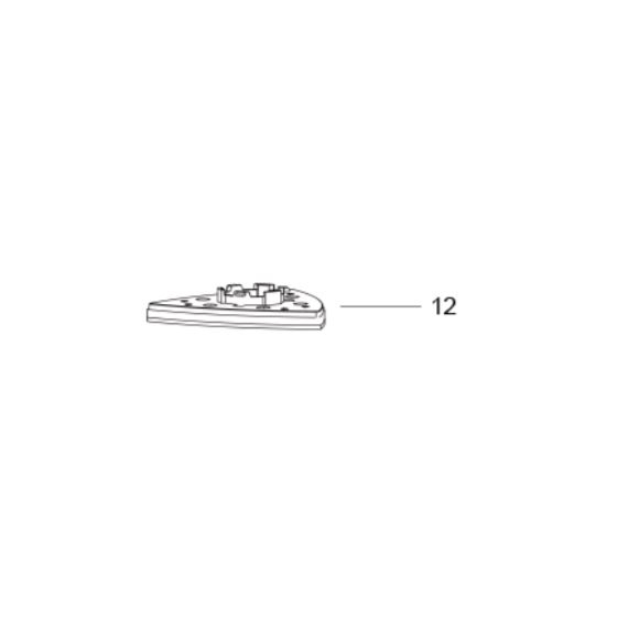 Skil 2826593001 Plateau de ponçage pour ponceuse 7261