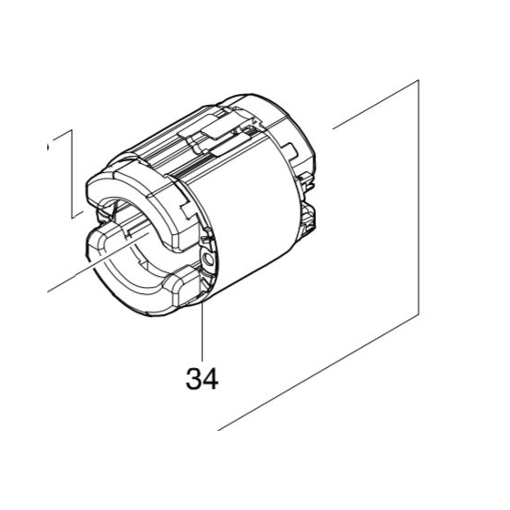 Makita 594679-2 Inducteur pour scie circulaire HS7611, HS7010