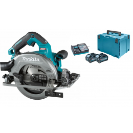 Makita HS004GM202 Scie circulaire 40 V max Li-Ion XGT Ø 190 mm 2x4.0 Ah