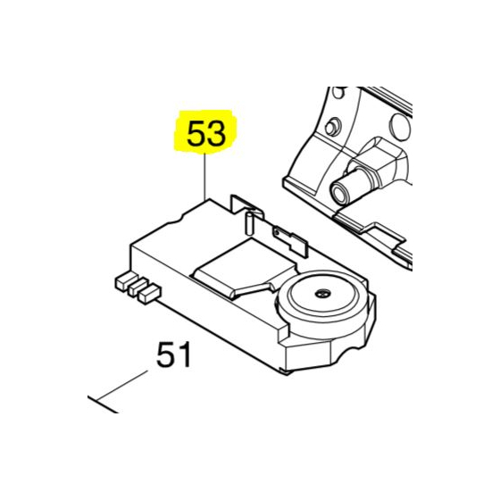 Makita 620340-6 Contrôleur Électronique pour meuleuse droite GD0801C