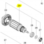 Makita 510306-3 Induit pour meuleuse droite GD0801C