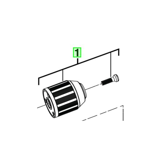 AEG Mandrin ø13mm Perceuse BS18G2LI, BSB18G2LI (4931435601)