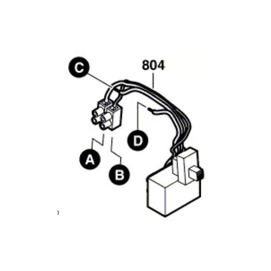 Bosch 2609001936 Interrupteur avec antiparasite ponceuse PSM80A, PSM100A