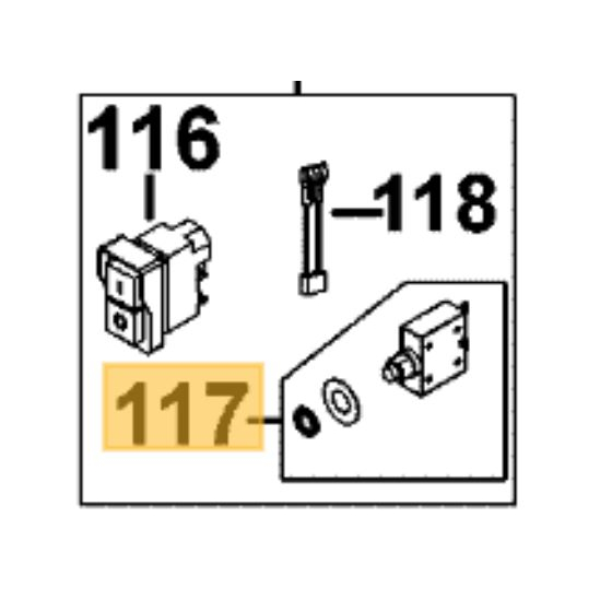 Dewalt 1004696-39 Interrupteur Coupe circuit pour Scie sur Table DW745