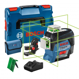 Bosch GLL 3-80 CG + BM1 Laser lignes Vert connectés 360° 1x2.0AH (0601063T00)