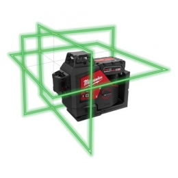 Milwaukee M12 3PL-0C Laser Vert 3 Lignes 360° (4933478103)