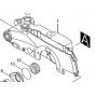 Makita 142818-4 Carter de lame inférieur de scie LH1040