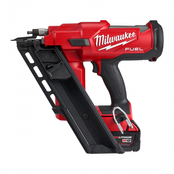 Milwaukee M18 FFN-502CA Cloueur de Charpente M18 Fuel 2x5.0Ah + 20 000 clous (4933479083) Milwaukee M18 FFN-502CA Cloueur de Charpente M18 Fuel 2x5.0Ah + 20 000 clous (4933479083)