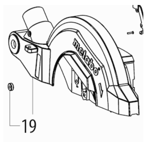 Metabo Capot de protection de lame KGS 254 M (316056240)