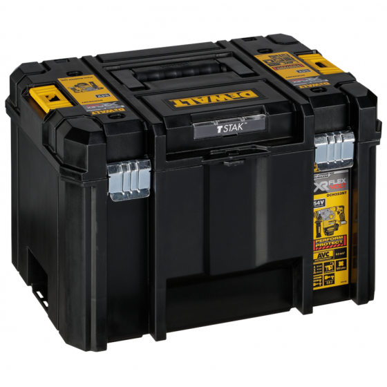 DeWalt DCH333NT-XJ Perforateur, Burineur SDS-PLUS 54V XR Flexvolt 3.5J avec coffret T-Stak (Machine seule)
