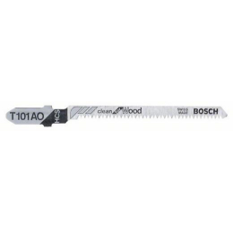 Bosch Lames de scie sauteuse Bois T101AO Clean Cut (2608630559)