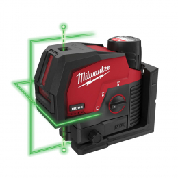 Milwaukee M12 CLLP-301C Laser Vert 2 Lignes avec Applomb 12V 1x3.0Ah (4933478100)