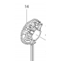 Makita Support de Charbon BDF456, BHP456 638728-6