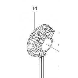 Makita Support de Charbon BDF456, BHP456 638728-6