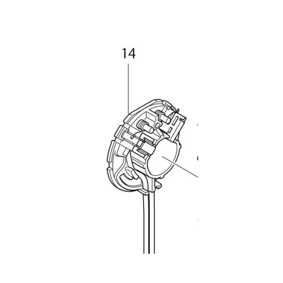 Makita Support de Charbon BDF456, BHP456 638728-6