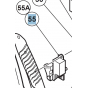 Hitachi Interrupteur BGV-2115 pour tronçonneuse à métaux CC14SFWAZ (334189)