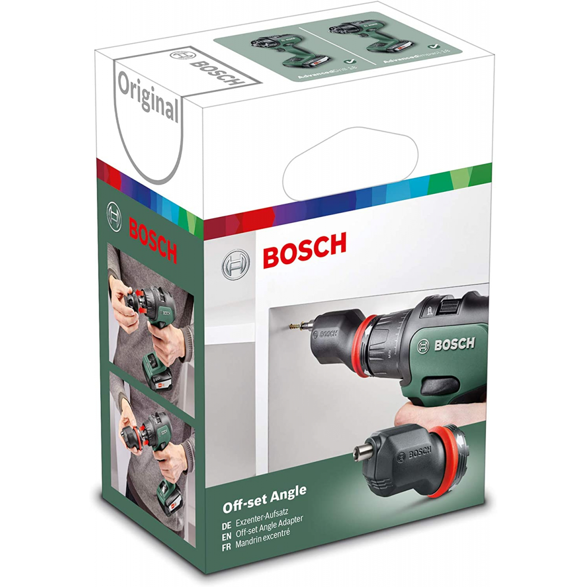 Bosch Mandrin à renvoi d'angle pour AdvancedImpact 18 et AdvancedDrill 18  (1600A003UA)