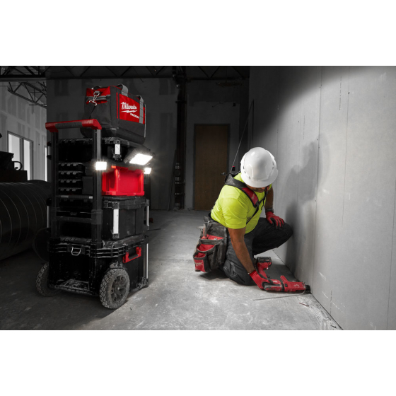 Milwaukee M18 POALC-0 Projecteur Led Hybride 18V/230V 3000 Lumens Packout (4933478120)