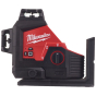 Milwaukee M12 3PL-0C Laser Vert 3 Lignes 360° (4933478103)