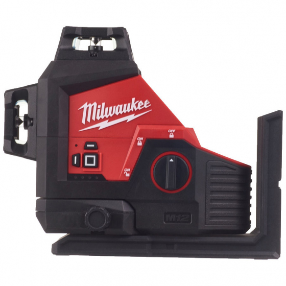 Milwaukee M12 3PL-0C Laser Vert 3 Lignes 360° (4933478103) Milwaukee M12 3PL-0C Laser Vert 3 Lignes 360° (4933478103)