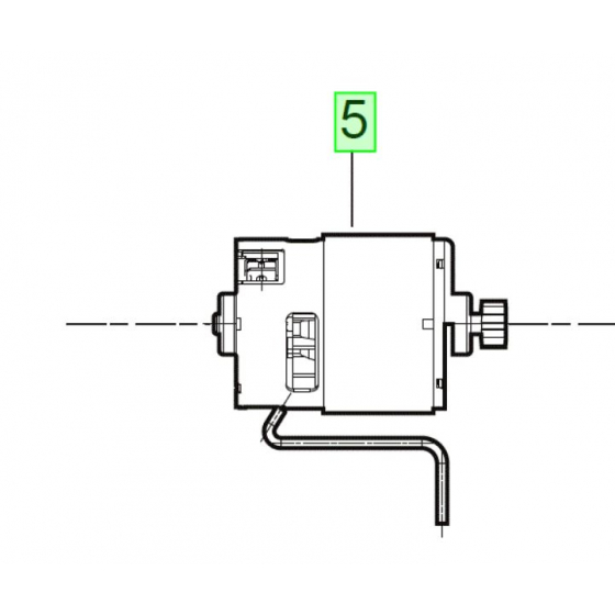 AEG Moteur à charbons 18V pour perceuse BSB18C2XLI, BS18C2XLI, BS18C2LI, BSB18C2LI (4931465181)