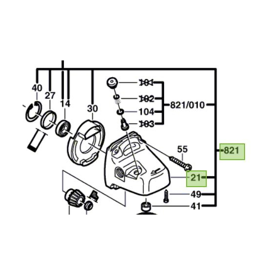 Bosch Carter d'engrenages pour meuleuse d'angle (1605806465) Bosch Carter d'engrenages pour meuleuse d'angle (1605806465)
