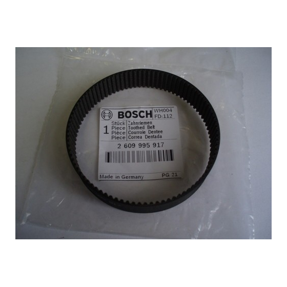 BOSCH 2609995917 Courroie pour Rabot 