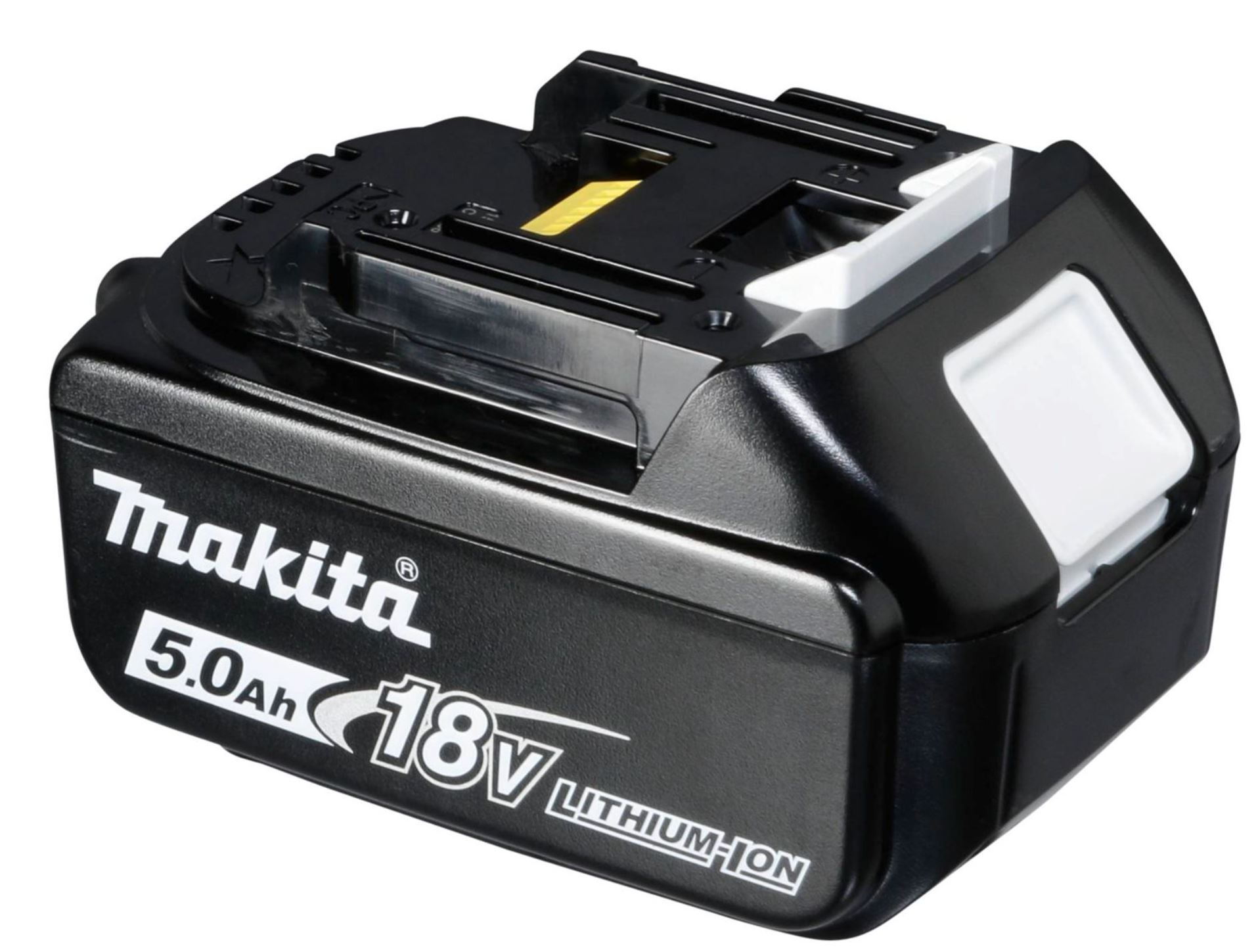 Makita BL1850 B Batterie Li-ion 18 Volt 5Ah avec indicateur de charge,  Batterie Makita 197280-8