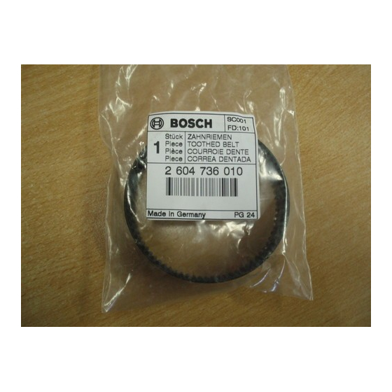 Bosch Courroie crantée ponceuse GBS75A, GBS75AE, PBS75AE (2604736010) Bosch Courroie crantée ponceuse GBS75A, GBS75AE, PBS75AE (2604736010)