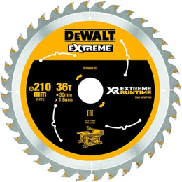 DeWALT Lame de scie circulaire ø210x30 36 Dents "Extrême Runtime" DT99566-QZ