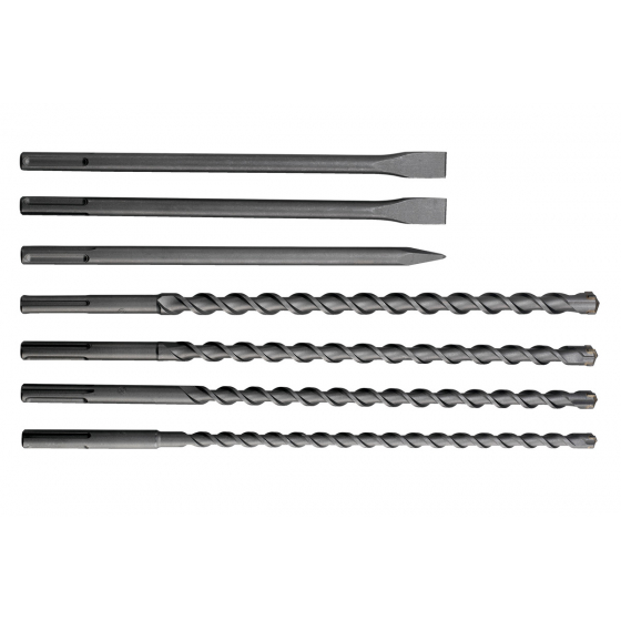Metabo Coffret de 3 burins et 7 forets SDS-MAX (623106000) Metabo Coffret de 3 burins et 7 forets SDS-MAX (623106000)