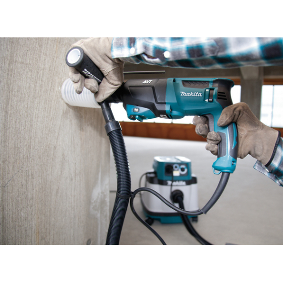 Makita Perforateur, Burineur HR2631FTJ SDS-plus 800W avec accessoires et coffret Mak-Pac
