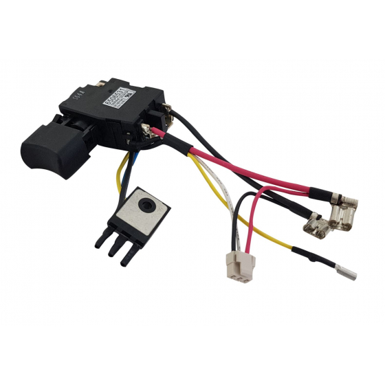 Makita Interrupteur TG553FSB-4B pour perceuse BDF441, BDF444, BDF451, BDF454, BHP441, BHP444, BHP451, BHP454 650653-1