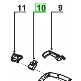 Ryobi Interrupteur de tondeuse RLM13E33S, RLM18C32, RLM3313, RLM3615, RLM4018 (5131037007)