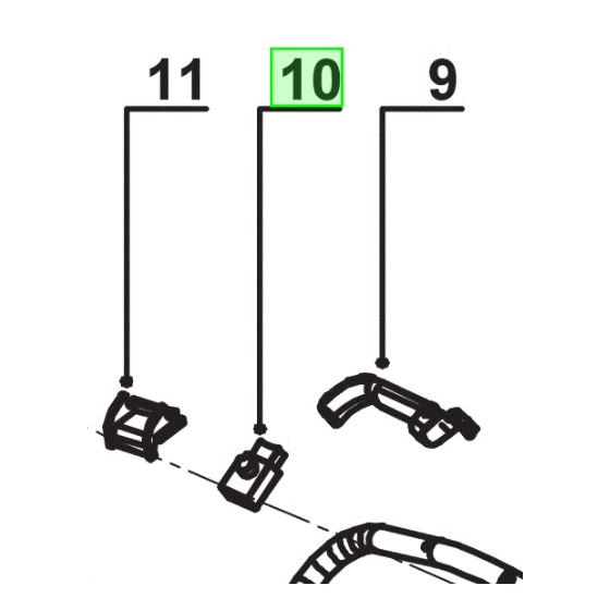 Ryobi Interrupteur de tondeuse RLM13E33S, RLM18C32, RLM3313, RLM3615, RLM4018 (5131037007)