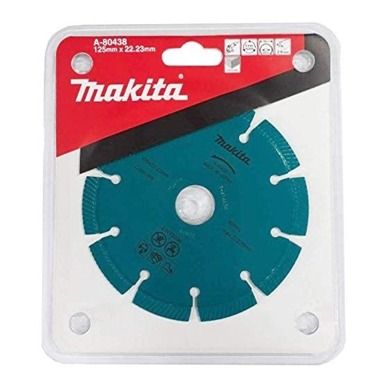 Makita A-80438 Disque diamant béton ø125mm pour rainureuse à sec