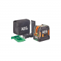 AEG Niveau laser croix vert avec point d'aplomb CLG330-K (4935472255)