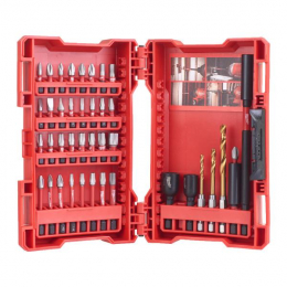 Milwaukee 4932430908 Coffret de 40 Embouts de Vissage Shockwave