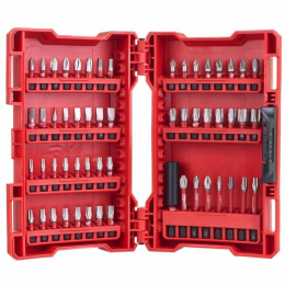 Milwaukee 4932430907 Coffret de 56 Embouts de Vissage, Perçage Shockwave