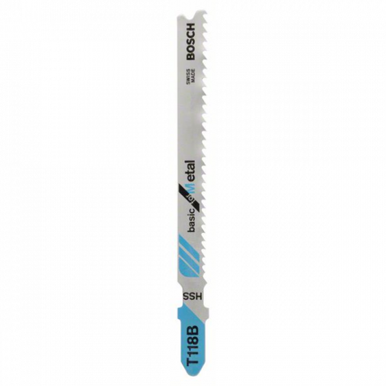 Bosch Lames de scie sauteuse métal T118B Basic for métal (2608631014)