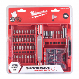 Milwaukee Coffret de 70 Embouts de Vissage Shockwave (4932471587)