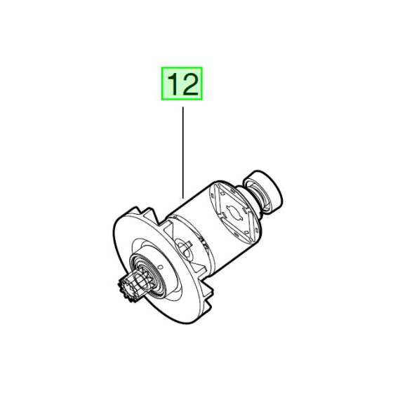 Milwaukee Induit 18V perceuse M18CBLDD, M18CBLPD (4931465899)