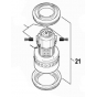 Makita Moteur d'aspirateur 447L, 446L, CH1028 (W49594)