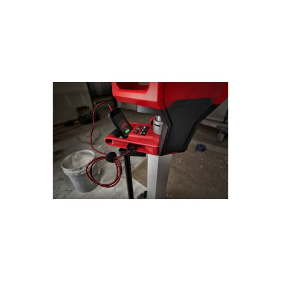 Milwaukee M18 HOSALC-0 Projecteur de chantier LED sur trépied AC/DC avec chargeur (4933478116)