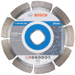 Bosch 2608602598 Disques à tronçonner ø125mm diamantés Standard for Stone