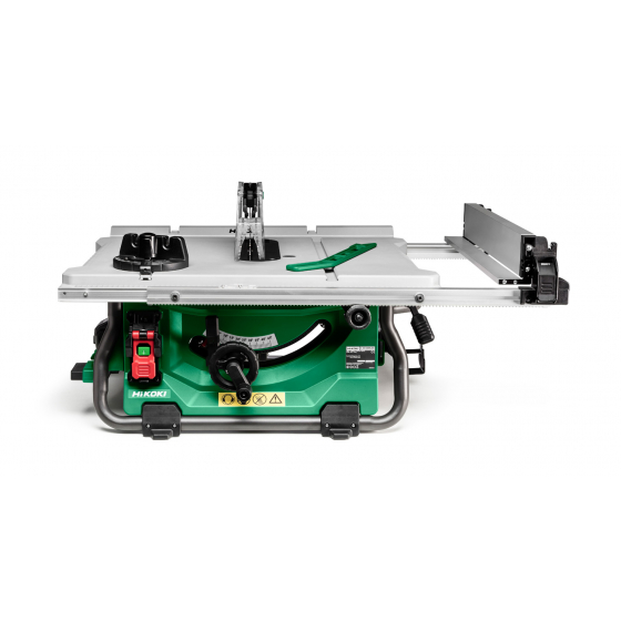 Hikoki Scie sur table sans fil 36V ø255mm C3610DRJW4Z avec support 376510 (ZLOT0239)